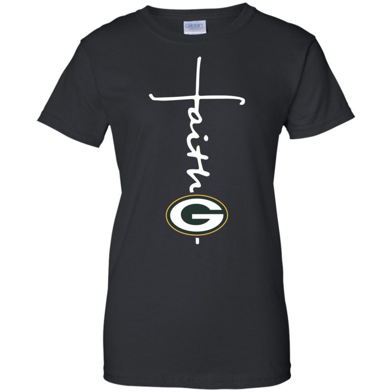 Green Bay Packers Football Faith Cross Christian Shirts