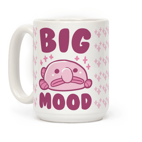 Big Mood Blob Fish Coffee Mug