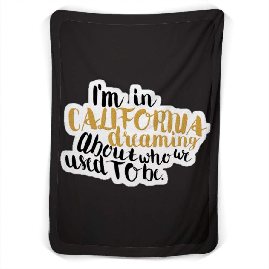 Adele Quotes Fleece Blanket