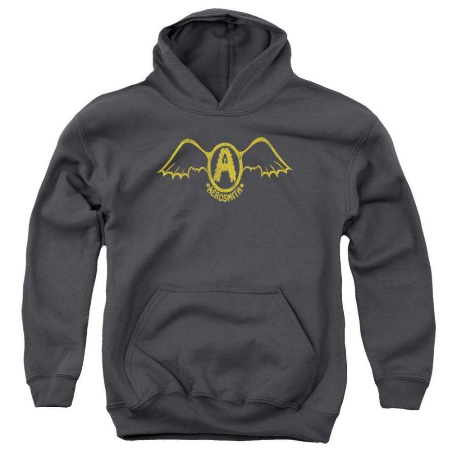 Aerosmith – Retro Logo Youth Pull Over Hoodie