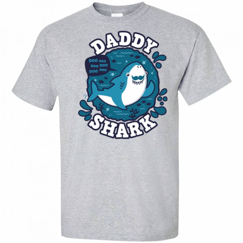 Shark Family trazo – Daddy Tall T-Shirt