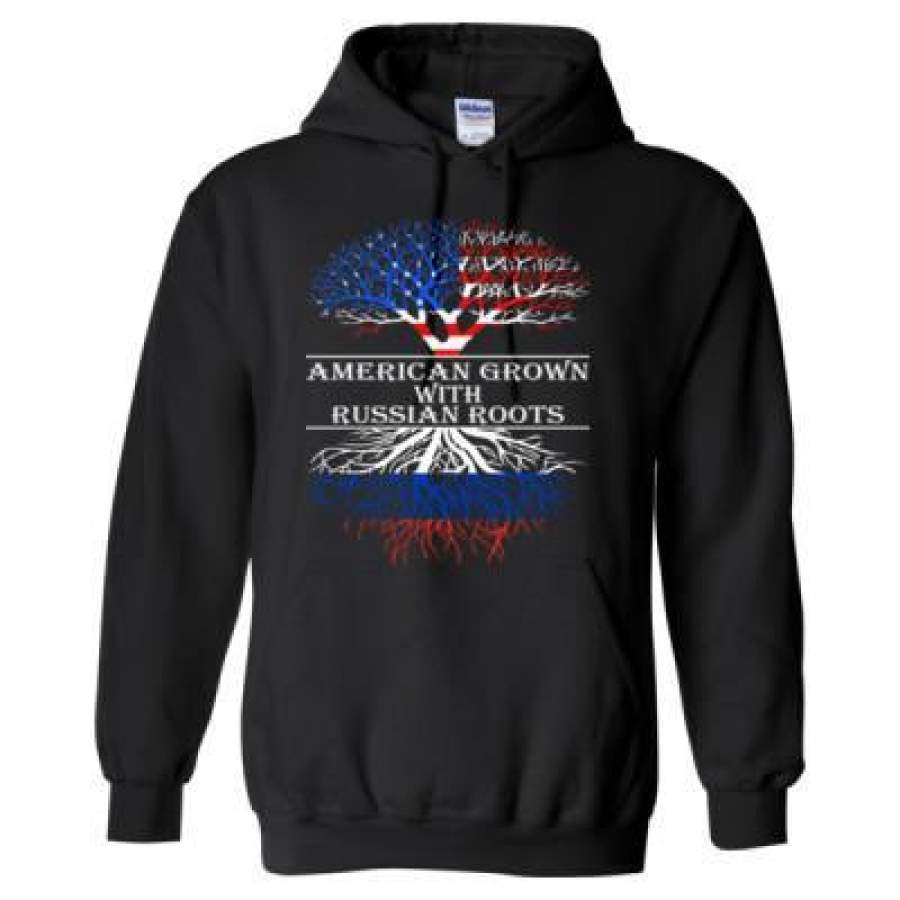 AGR American Grown With Russian Roots – Heavy Blend™ Hooded Sweatshirt