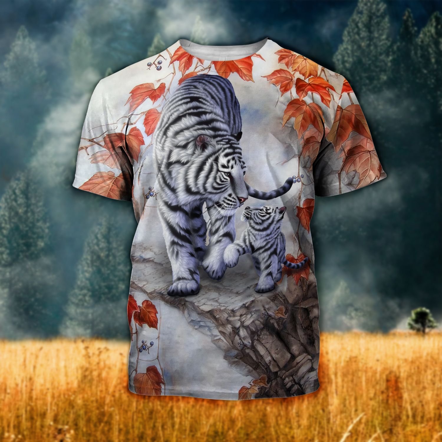 Tiger Ver02 Tthj130721Nvm Unisex 3D T-Shirt All Over Print