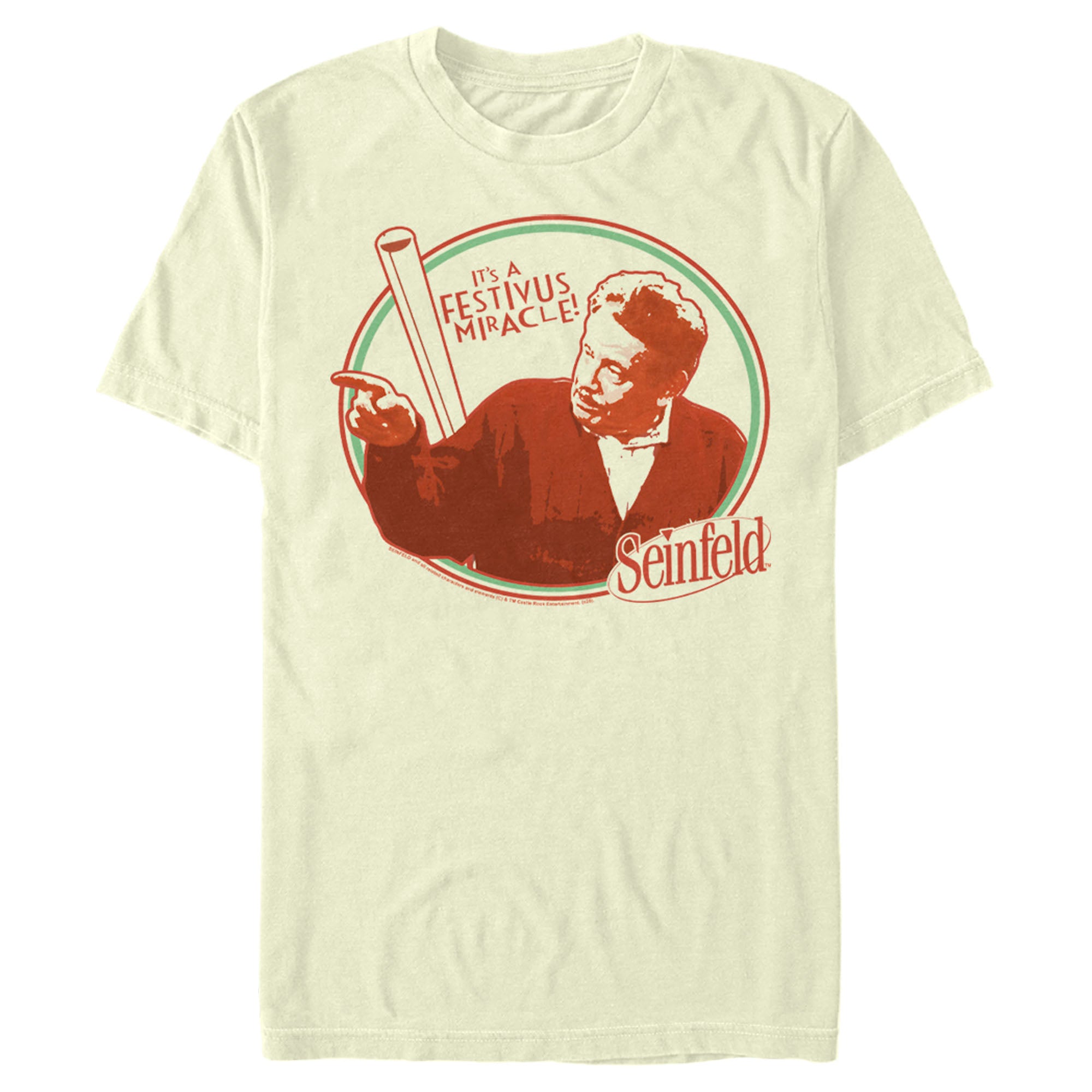 Seinfeld Men’S Frank Costanza It’S A Festivus Miracle  T-Shirt