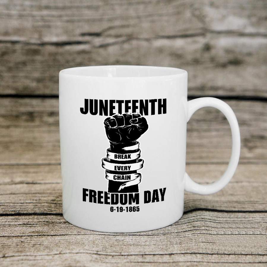 Juneteenth Black Power Coffee Mug