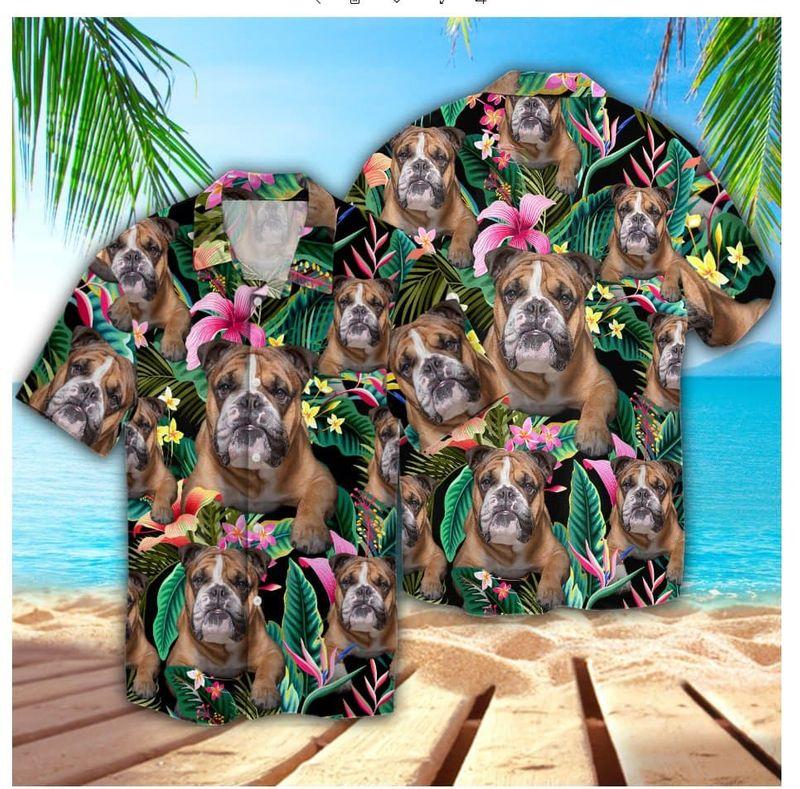 Bulldog Aloha Hawaii Shirts For Men Women Ha93158