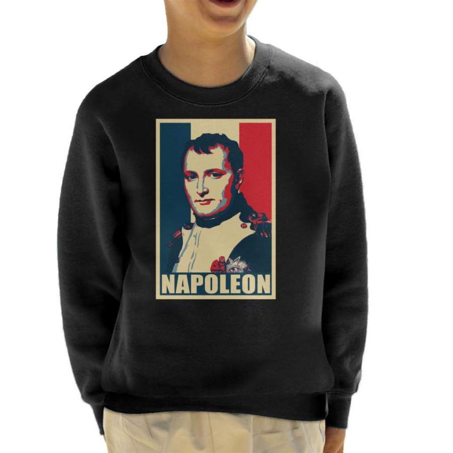 Napoleon Propaganda Poster Pop Art Kid’s Sweatshirt