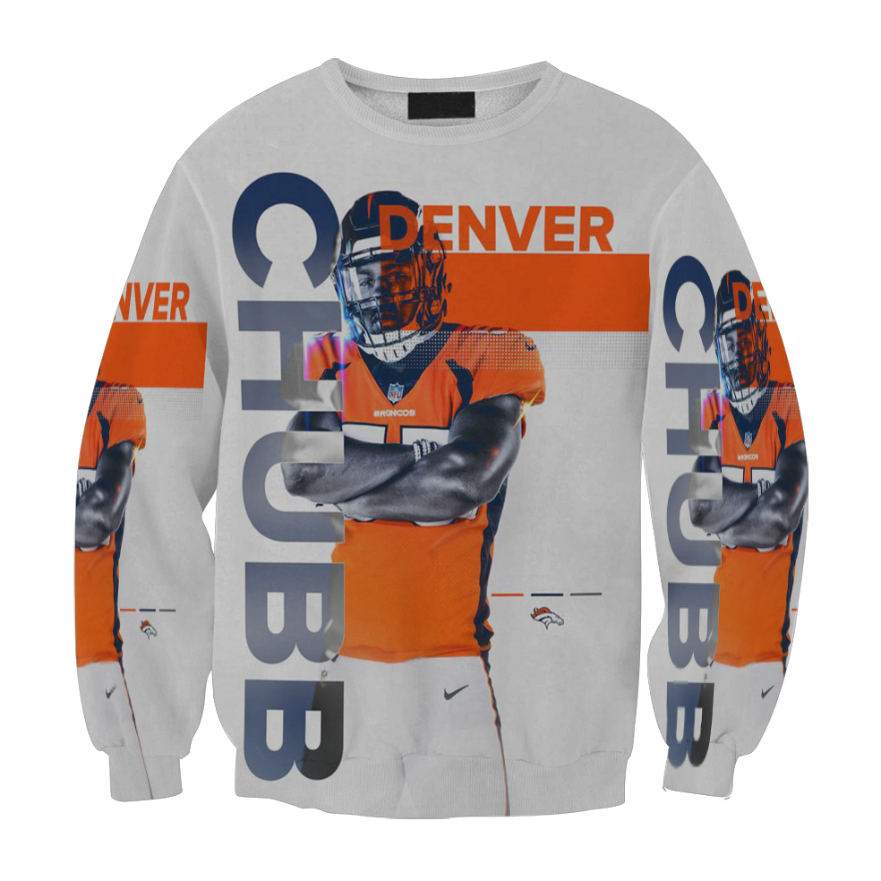 Denver Broncos Bradley Austin Chubb3 Gift For Fan 3D Full Printing Sweatshirt