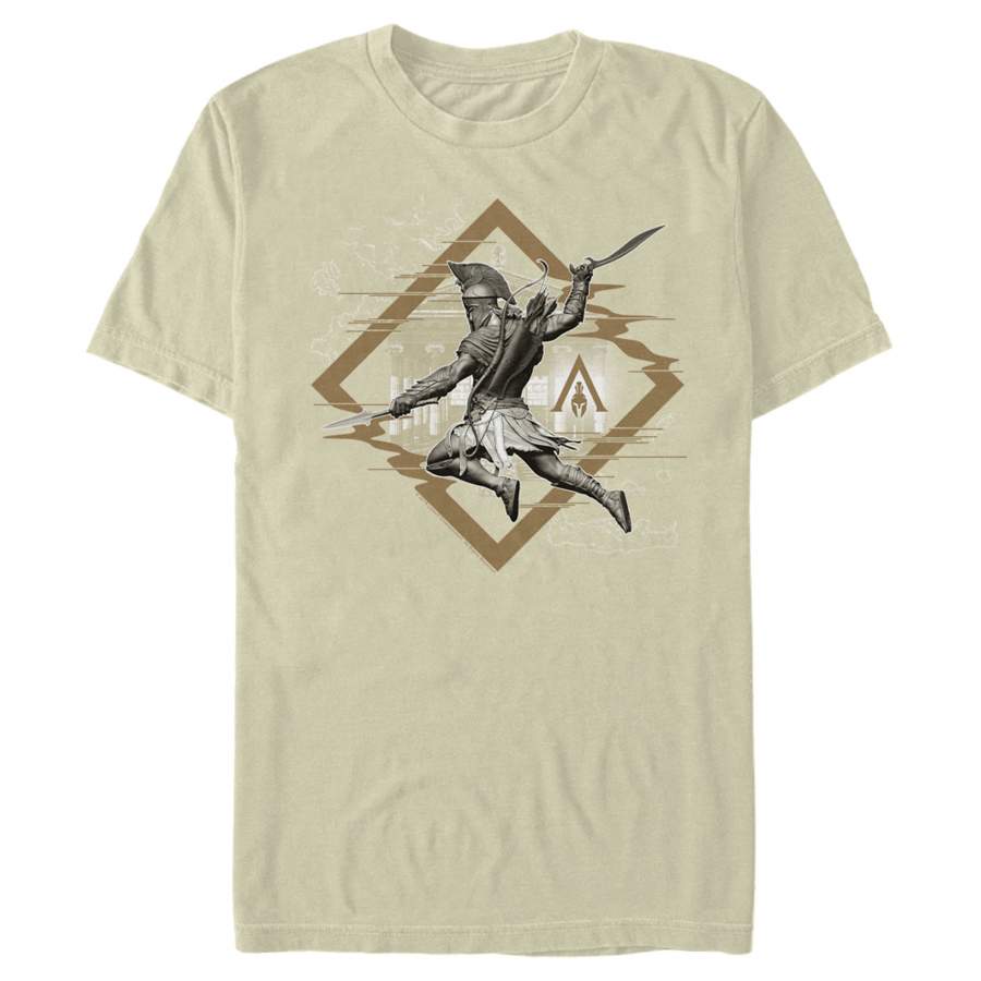 Assassin’s Creed Men’s Odyssey Alexios Glitch  T Shirt