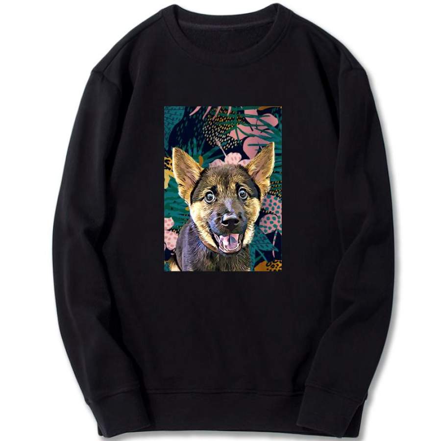 Custom Sweatshirt – Leopard Jungle