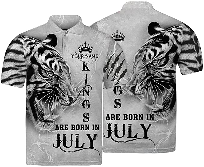 Tiger Kings Are Born Polo Shirt | For Men & Women | Po2311