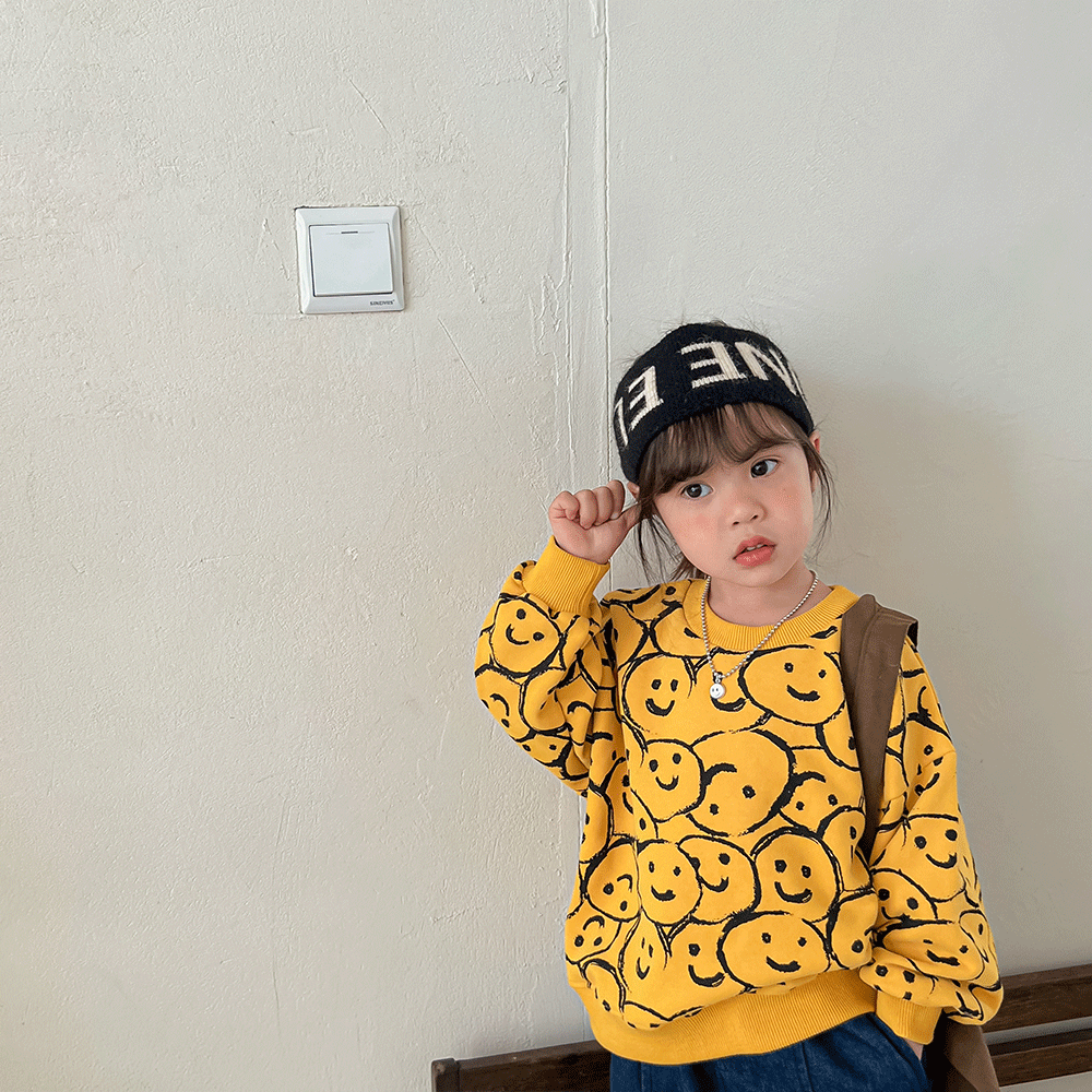 1020C 2022 New Children Sweatershirt Fashion Print Girl’s Sweater Cotton Casual Baby Boy’s Pullover 1-9Year Kid’s Tops alx