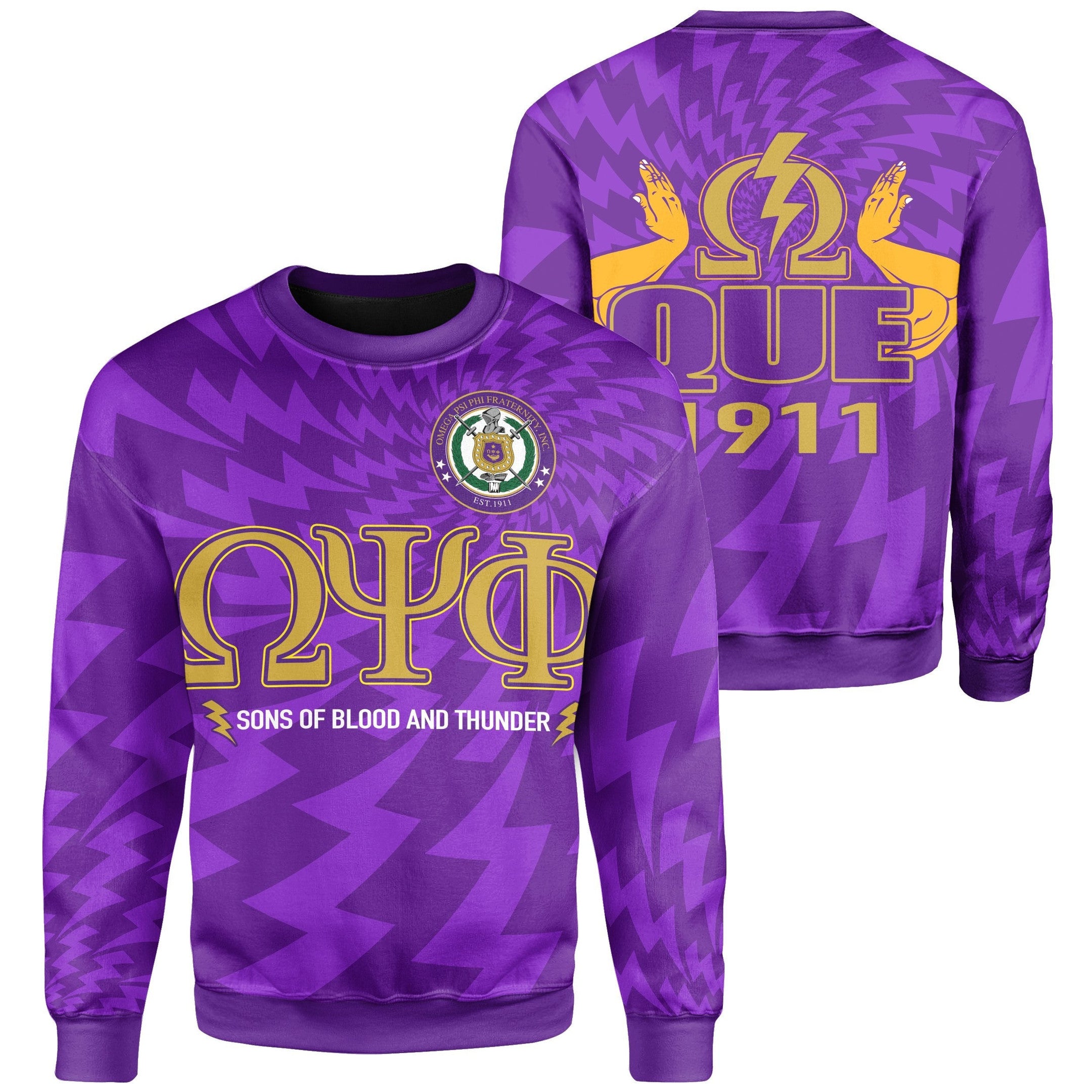 Fraternity Sweatshirt – Omega Psi Phi Que Sweatshirt