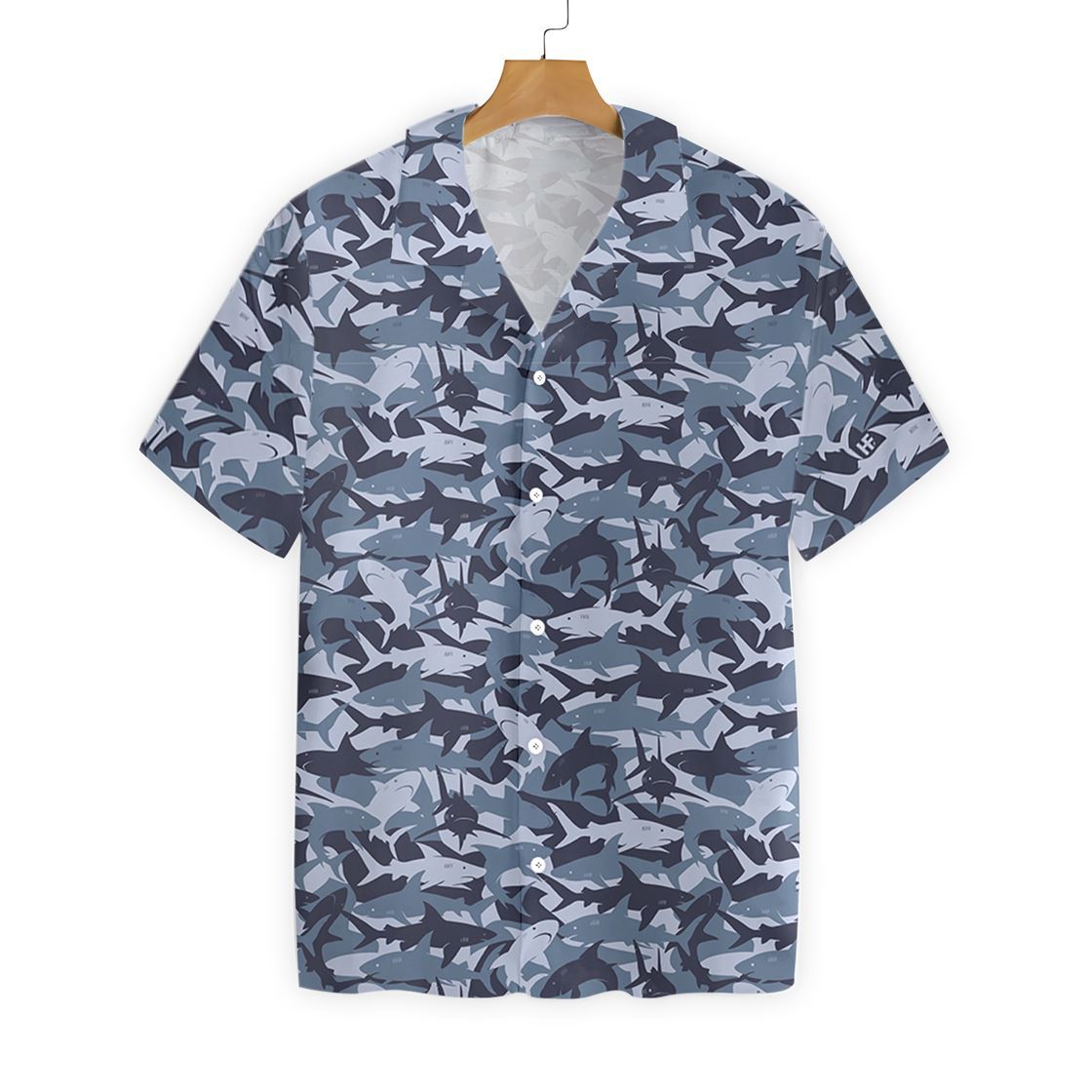 Shark Camouflage 2810 Hawaii Shirt Ha44686