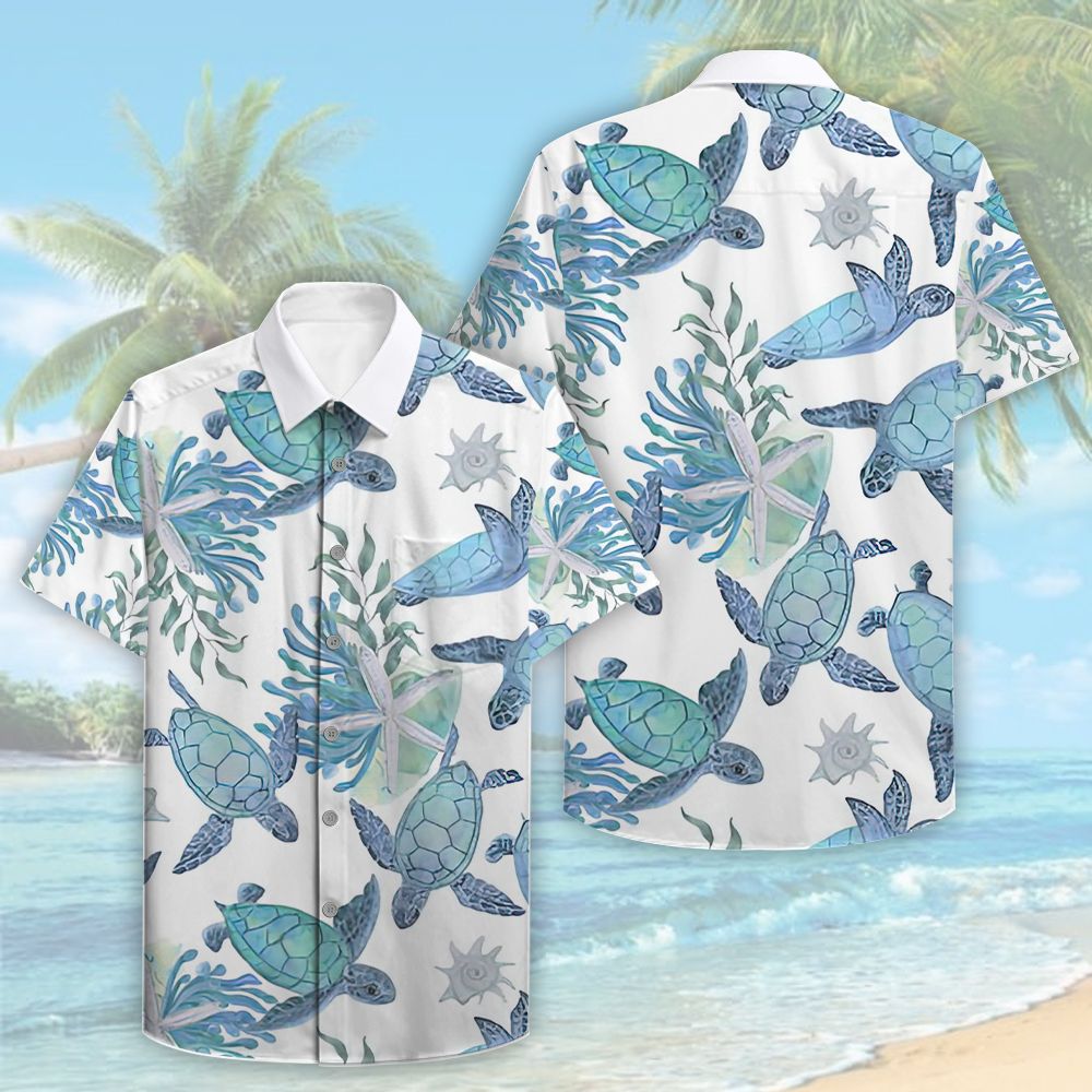 Wild Animal Sea Turtle 3D All-Over Printed Hawaiian Shirt – Hwg003C