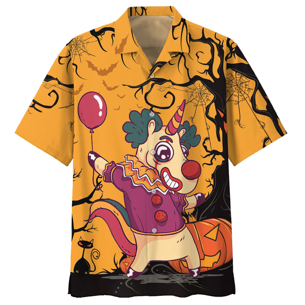 Funny Clown Halloween Aloha Hawaii Shirts Unisex Ha90645