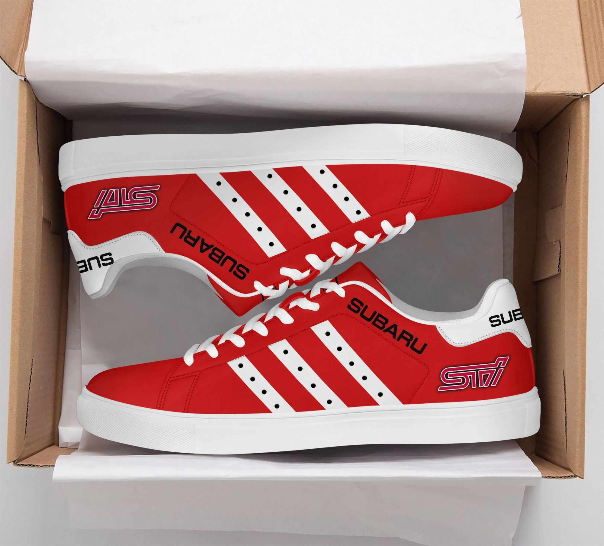 Subaru Sti Sneaker Shoes Ver 4 (Red)