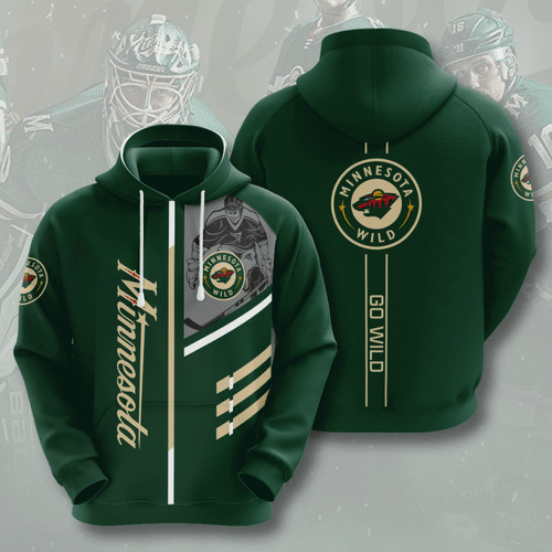 Minnesota Wild Men And Women 3D Full Printing Hoodie