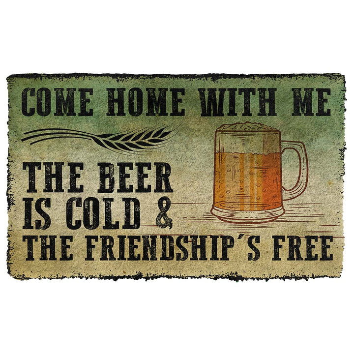 Waybackapparel Come Home With Beer 3D Doormat