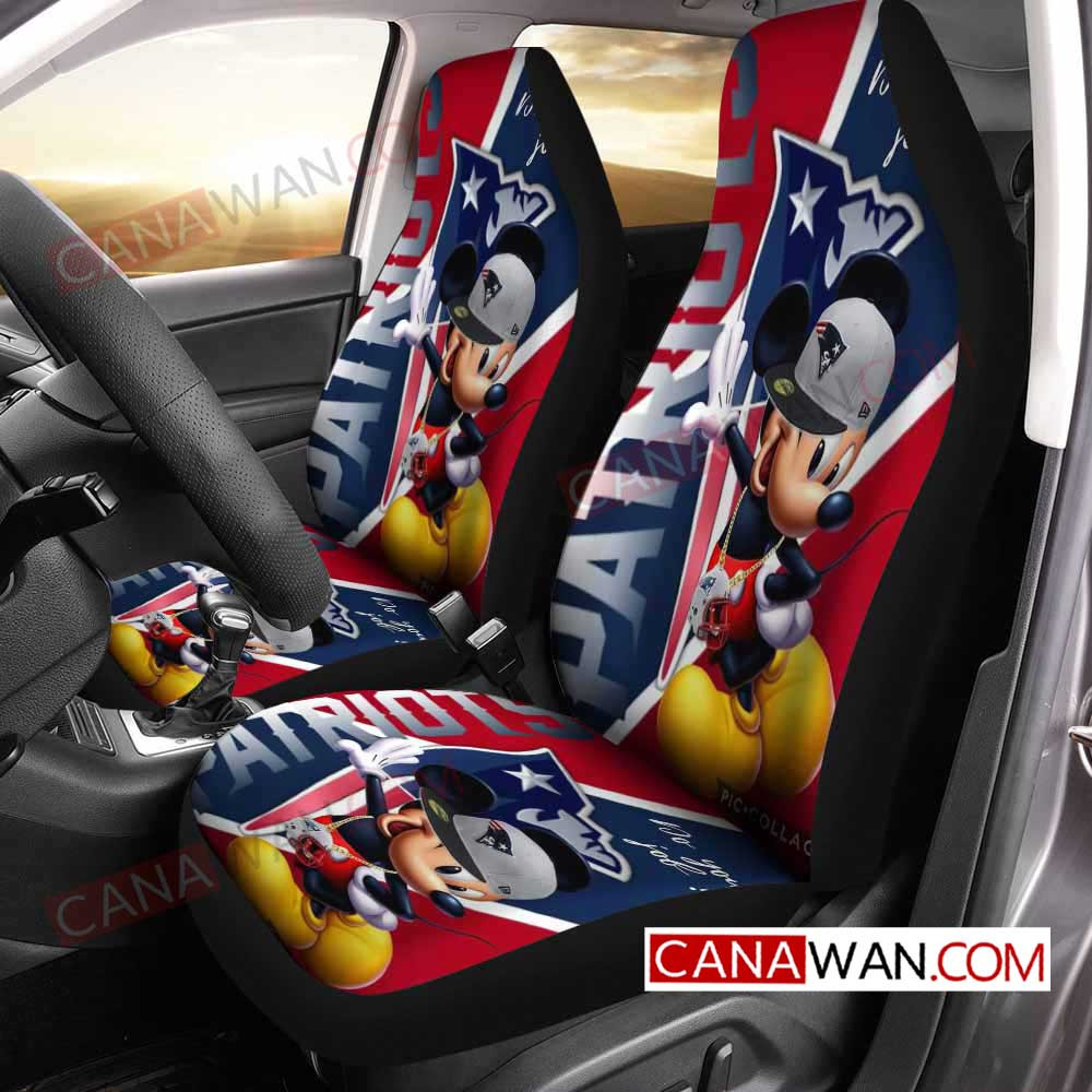 New England Patriots Style037 3D Customized Personalized Car Seat Cover