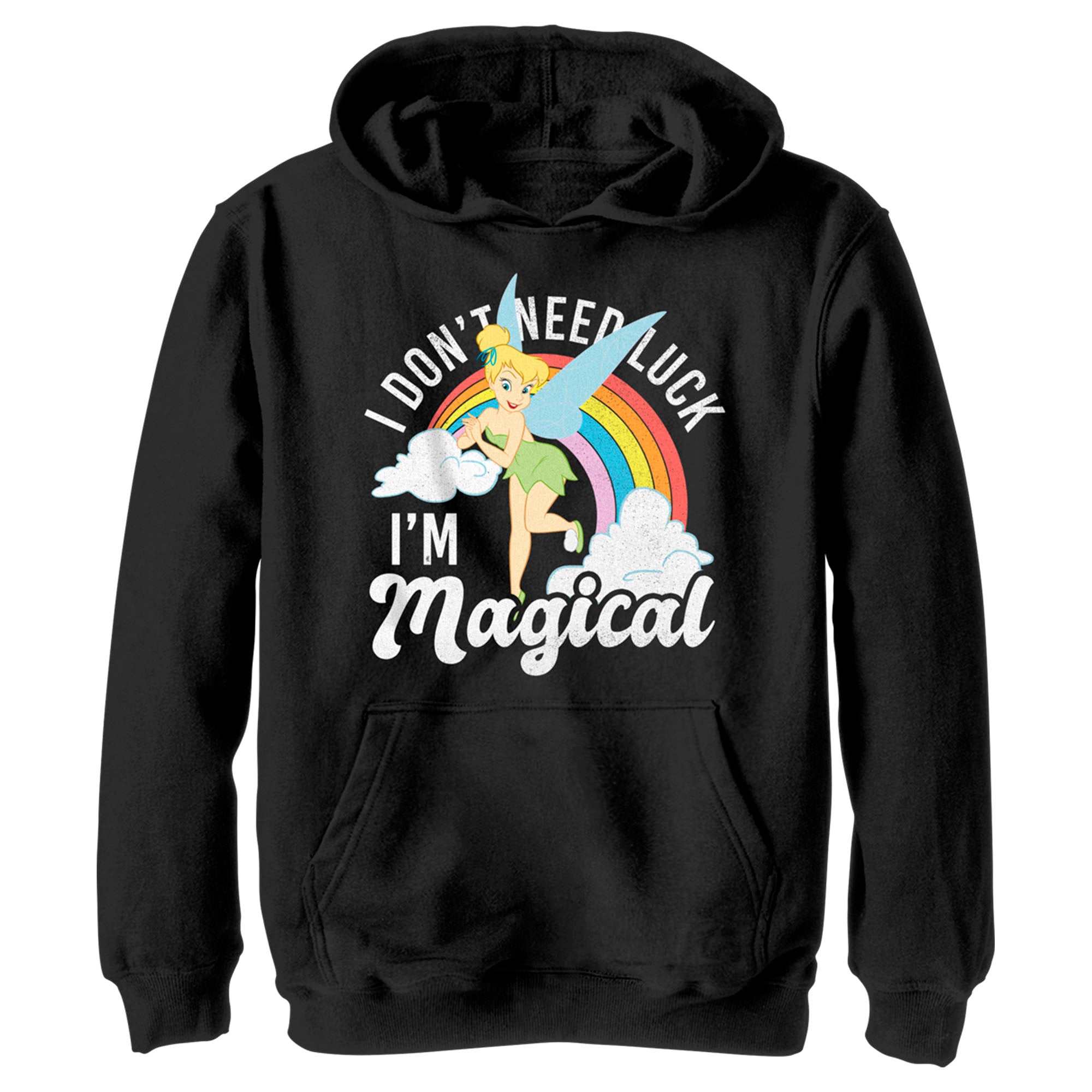 Boy’S Peter Pan St. Patrick’S Day Tinkerbell I Don’T Need Luck I’M Magical Pull Over Hoodie