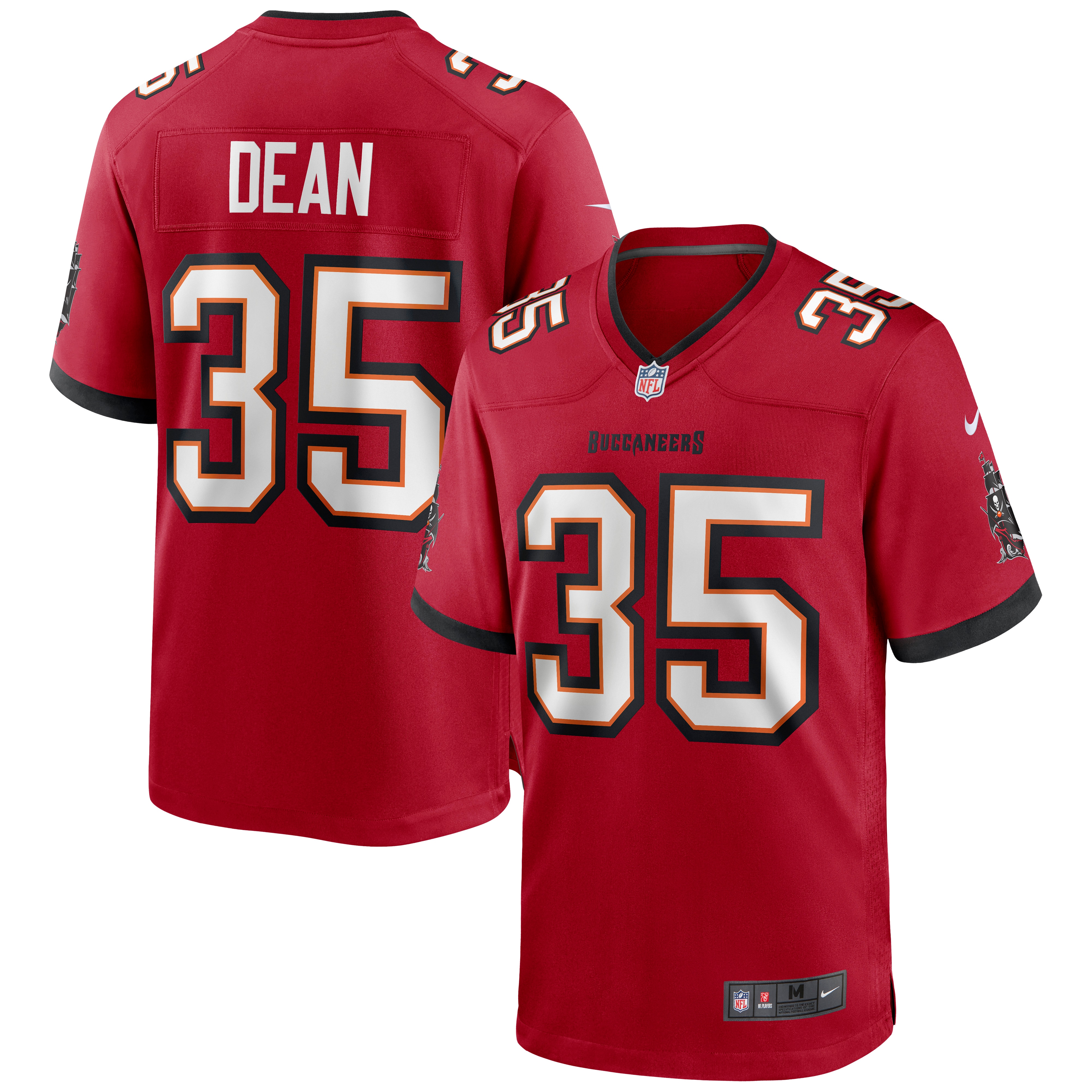 Men’s Tampa Bay Buccaneers Jamel Dean Red Game Jersey