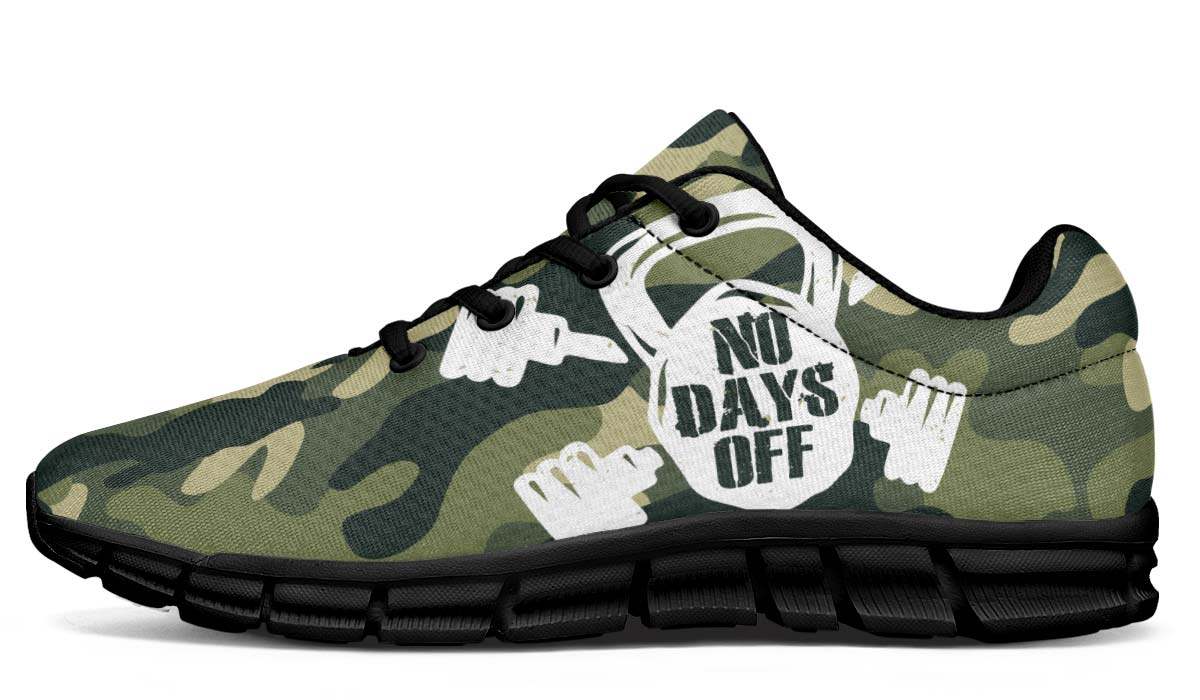 Camo No Days Off Breathable Sneakers Custom Shoes