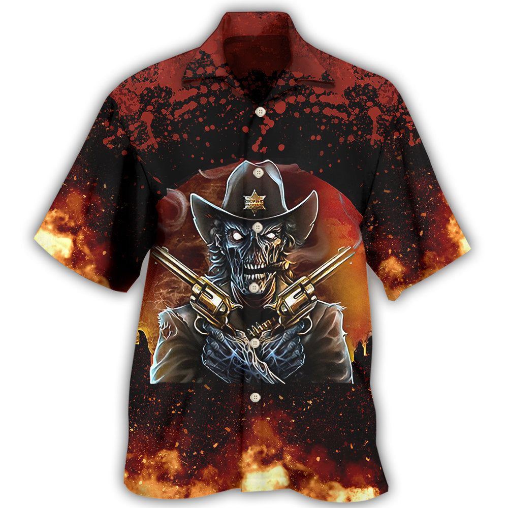 Skull Cowboy Your Huckleberry Hawaii Shirt Ha3342