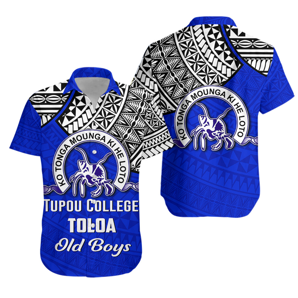 Tupou College Toloa Old Boys Hawaiian Shirt Lt4