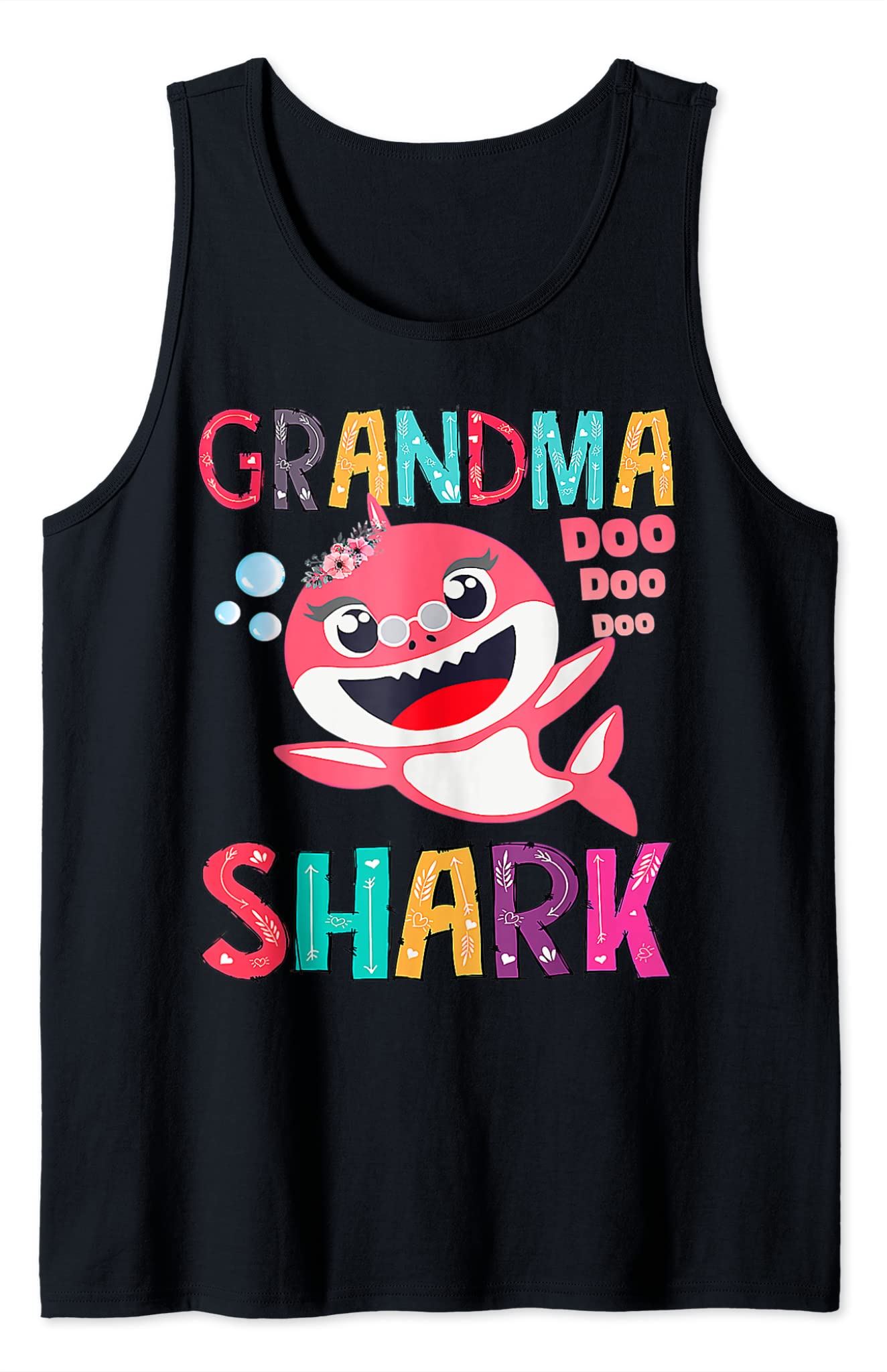 Grandma Shark Shirt, Funny Mother’s Day Gift Tank Top