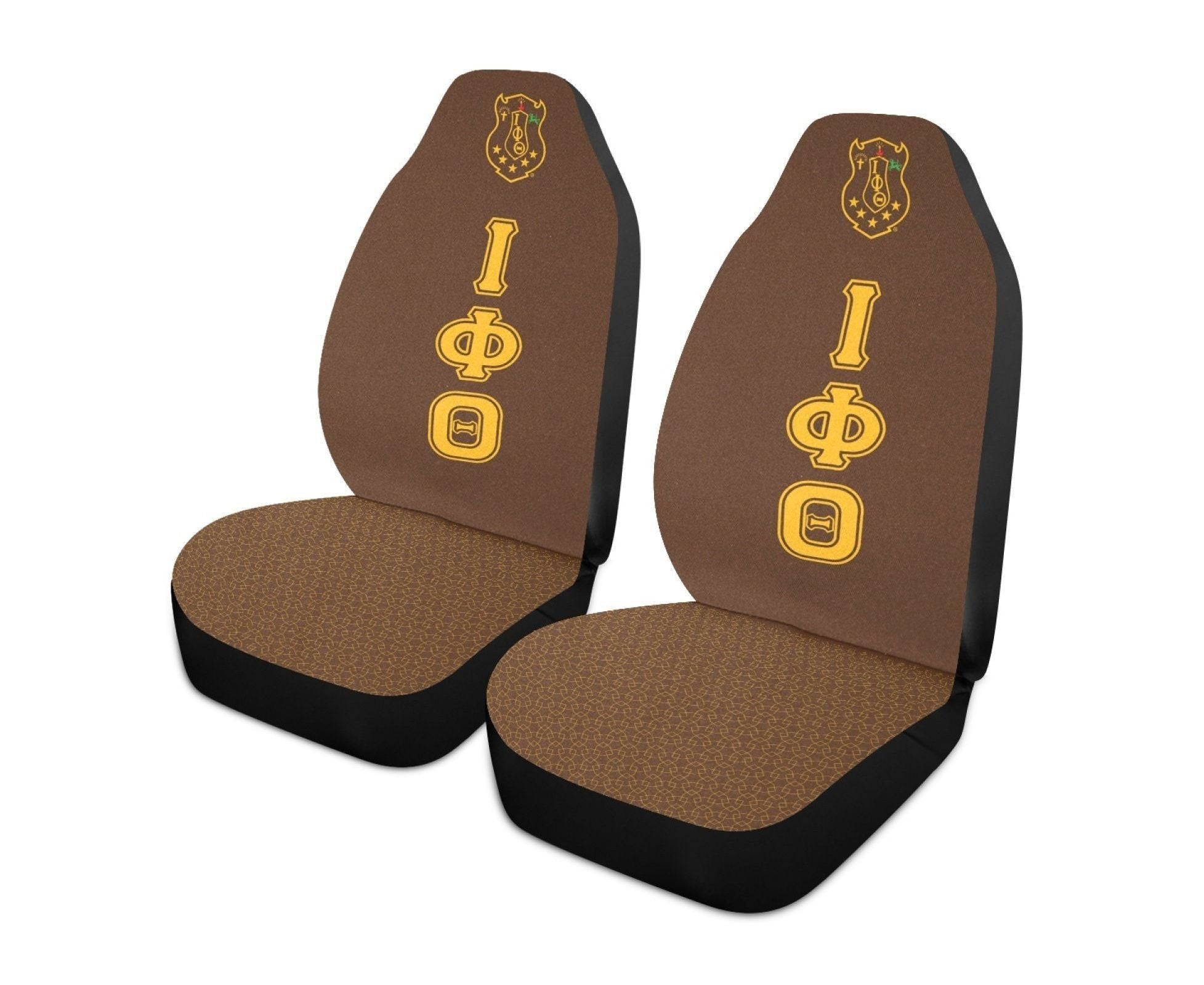 Fraternity Car Seat Cover – Iota Phi Theta Car Seat Cover Greek Letters Triangle Car Seat Cover