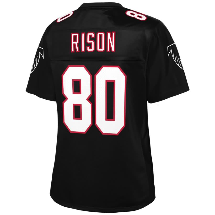 Andre Rison Atlanta Falcons NFL Pro Line Womens Retired Player Jersey – Black