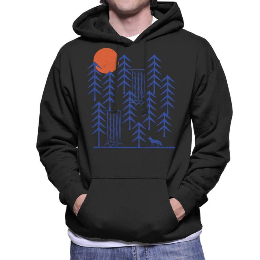 Wild Day Fox Men’s Hooded Sweatshirt