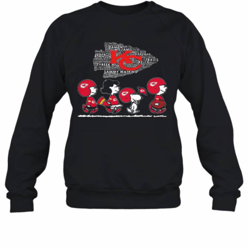 The Peanuts Kansas City Chiefs Team Football Sweatshirt