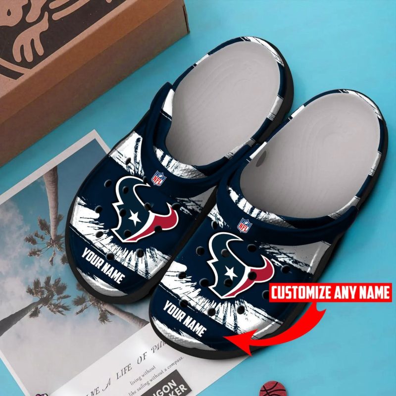 Texans Personalized Clog Shoes