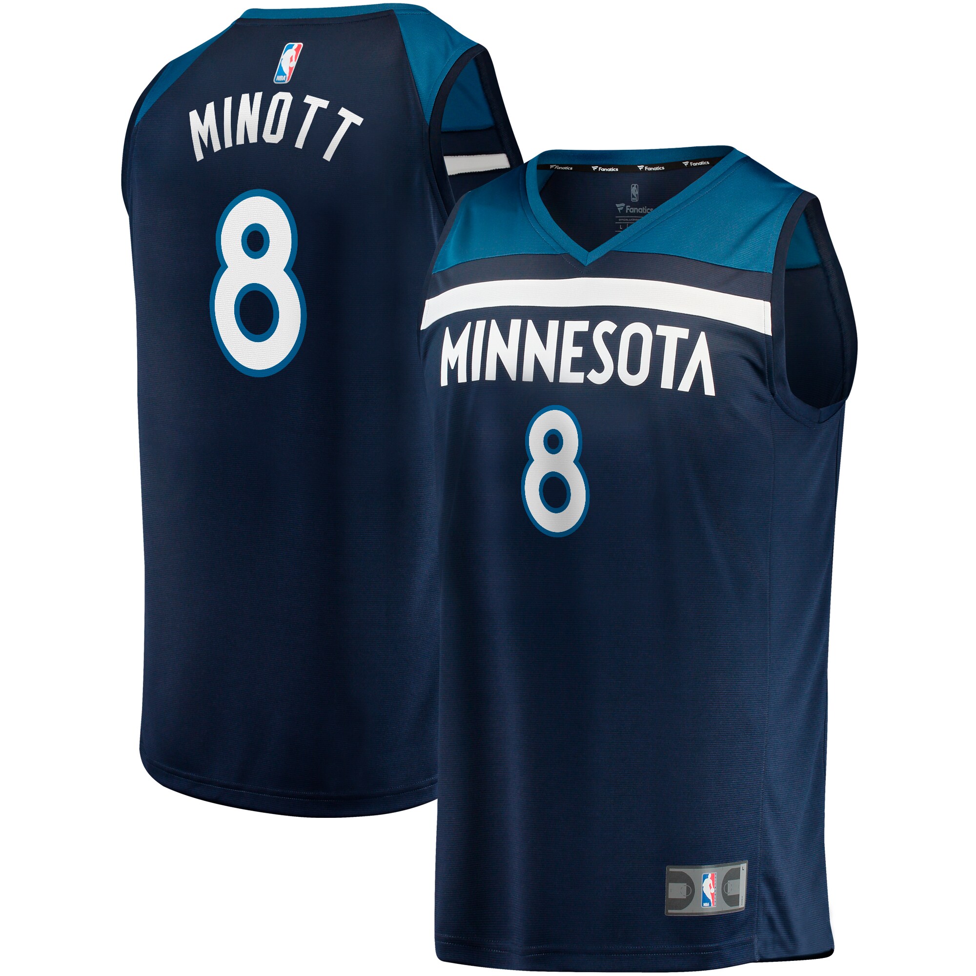 Josh Minott Minnesota Timberwolves Fast Break Player Jersey – Icon Edition – Navy