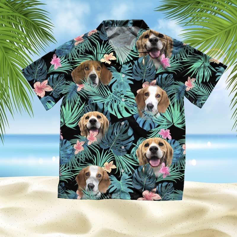 Felacia English Foxhound Summer Leaves Hawaii Shirt Ha19593