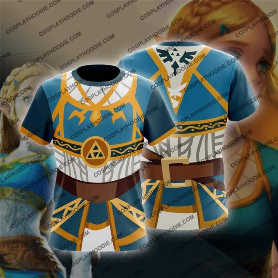 The Legend of Zelda Breath of the Wild Princess Zelda Cosplay T-Shirt