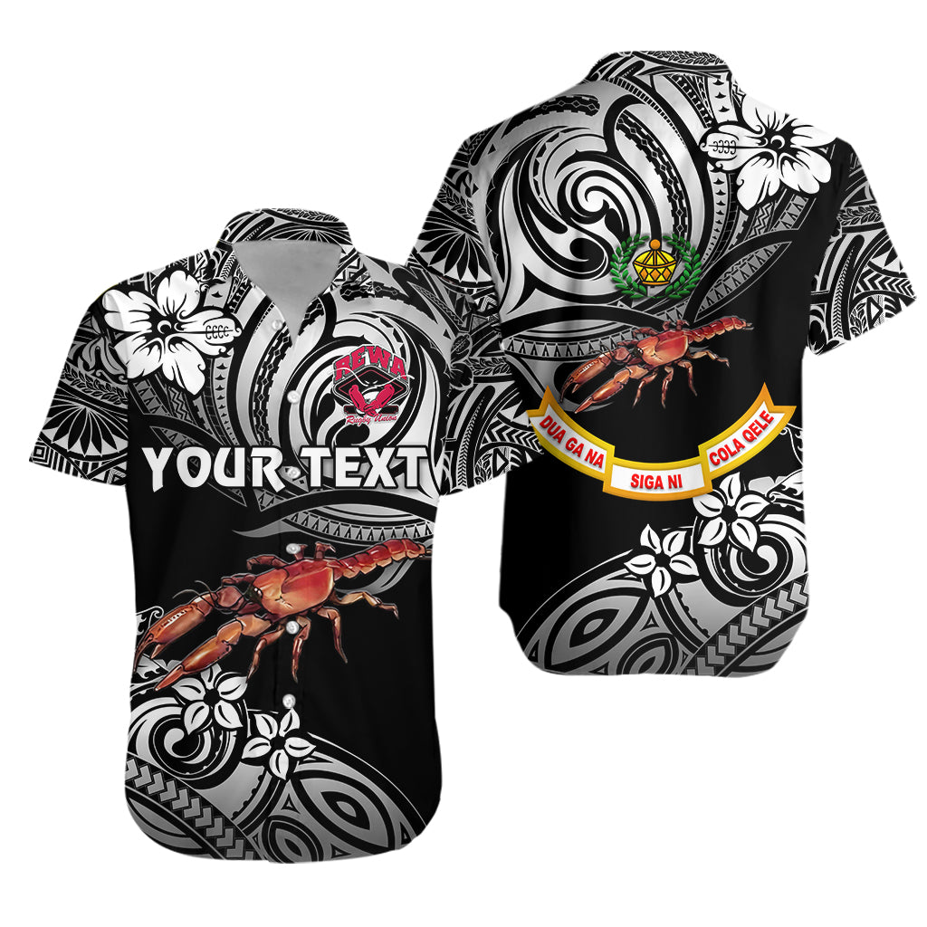 (Custom Personalised) Fiji Rewa Rugby Union Hawaiian Shirt Unique Vibes – Black Lt8