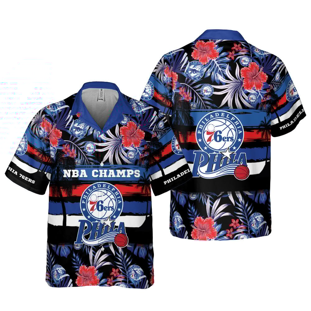 Philadelphia 76Ers Hawaiian Shirt V55