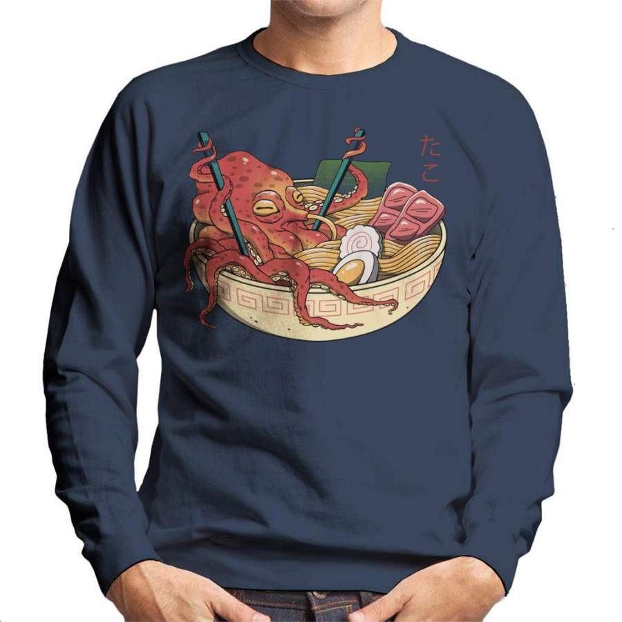 Tako Octopus Ramen Men’s Sweatshirt