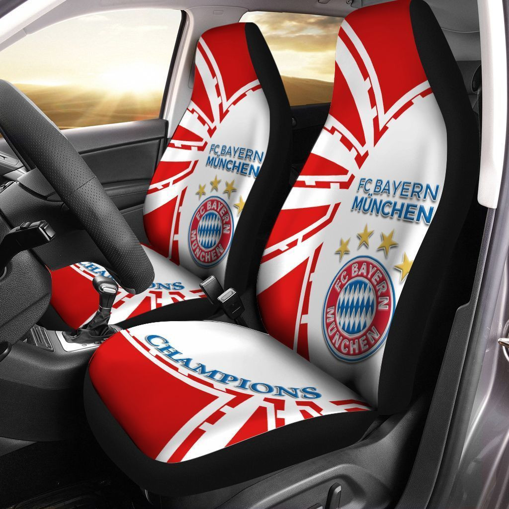 Bayern Muchen Car Seat Cover Ver 51 (Set Of 2)