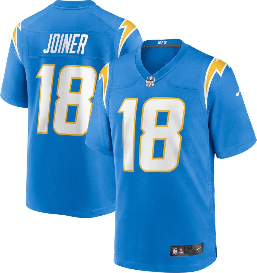 Charlie Joiner Los Angeles Chargers Nike Game Retired Player Jersey – Powder Blue