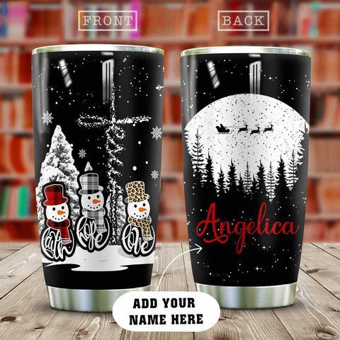 Snowman Christmas Personalized Kd2 Stainless Steel Tumbler, Personalized Tumblers, Tumbler Cups, Custom Tumblers Christmas Decor Ideas