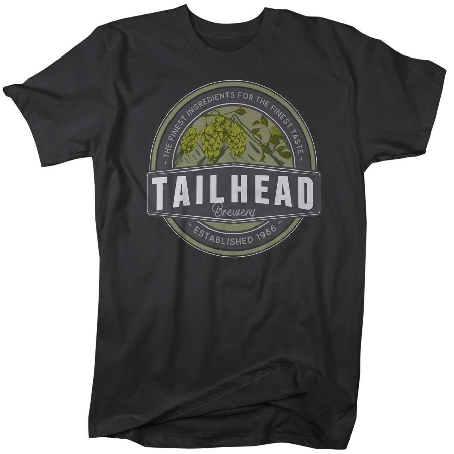Men’s Personalized Brewing T-Shirt Custom Beer Hops Vintage Shirts Brewery Shirts Customized Tee Beer Shirts Brewing Shirt