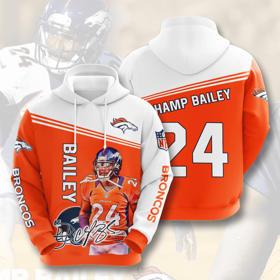 Champ Bailey Denver Broncos Denver Broncos 39 Unisex 3D Hoodie Gift For Fans