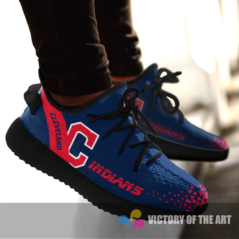 Simple Logo Cleveland Indians Sneakers As Special Shoes