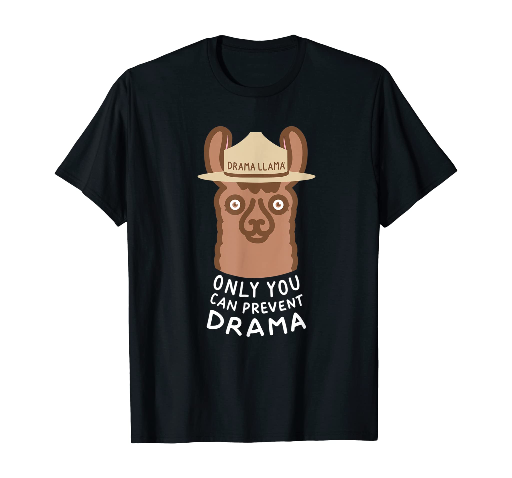 Original Smokey the Llama Only You Can Prevent Drama T-Shirt