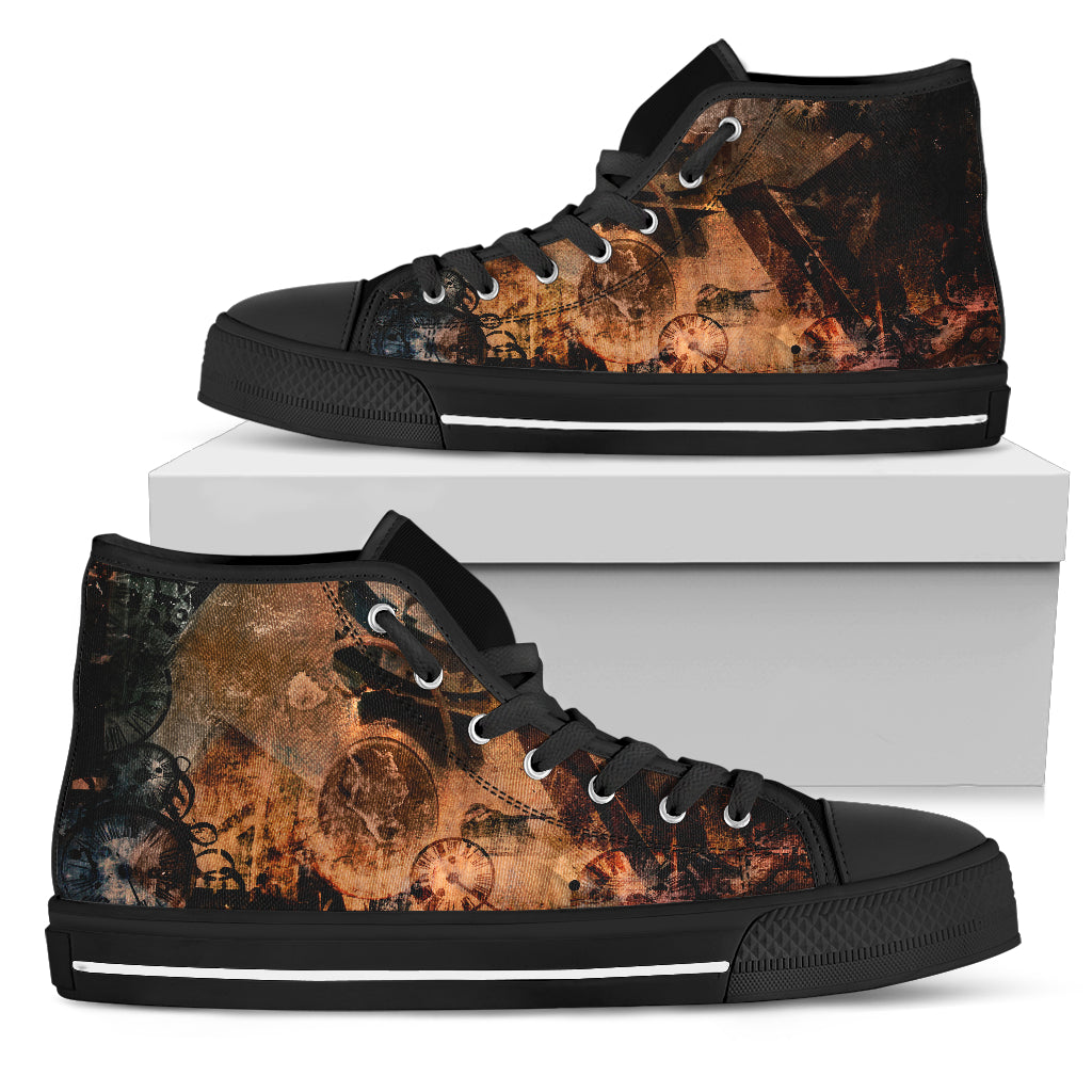 Steampunk Art Canvas Shoes