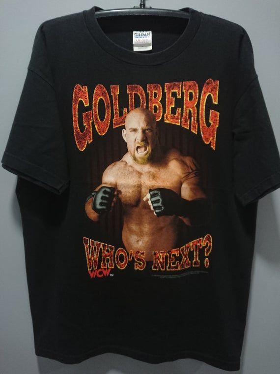 Vintage 1998 Goldberg Shirt Wcw Wwf Wwe Nwo Excellent Condition Shirt